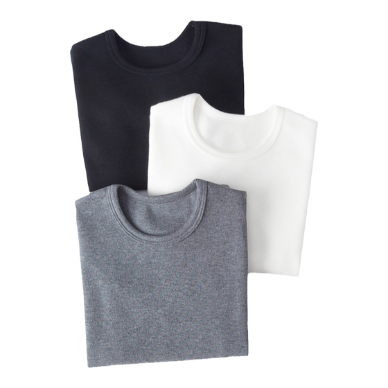 Children's bottoming shirts in autumn and winter for big children black and white boys and girls thick cotton round neck long-sleeved autumn tops T-shirts