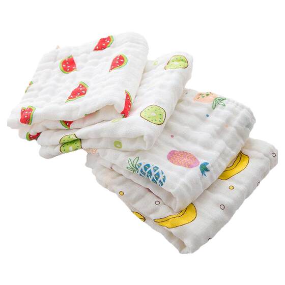 
Baby saliva towel, baby's special face wash square towel, pure cotton towel, newborn child's super soft absorbent gauze handkerchief