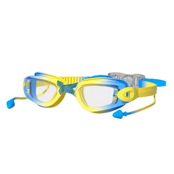 Swimming Goggles And Earplugs Integrated High-definition Professional Children's Swimming Goggles Waterproof And Anti-fog Eye Protection Swimming Goggles And Swimming Cap Set