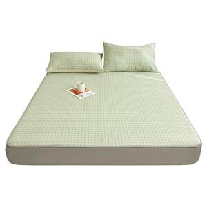 
MUJI Class A Ice Silk Sheets Summer Cool Sheets 2026 New Bed Cover Three-piece Set Mattress Protector