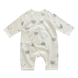 Baby newborn boneless pure cotton butterfly clothing outer wear summer