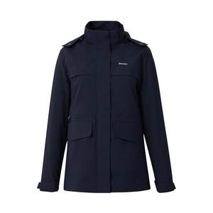 
Ms. Burton's new autumn and winter mid-length hooded jacket, American casual windbreaker, outdoor dark coat, versatile