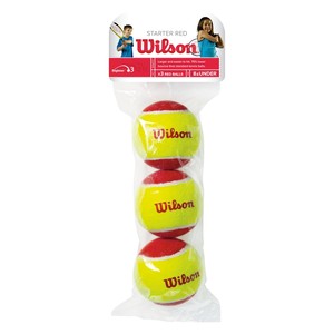 Wilson Wilson Official Professional Training Low Compression Tennis Durable Children's 3 Pack Starter