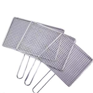 
Stainless steel barbecue net grilled fish clip vegetable splint thickened encrypted barbecue clip thickened mesh grill barbecue accessories