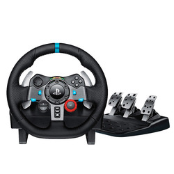 Logitech G29 Gaming Steering Wheel Ps5 Racing Simulation Driving Force Feedback G923 Gearbox Horizon 5gt7 Vr2