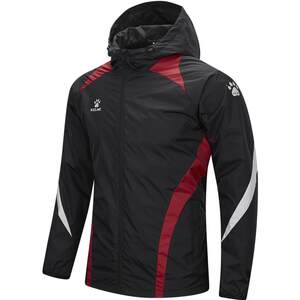 KELME Karme Club sports windbreaker men's 25 autumn raincoat water-repellent hooded woven jacket