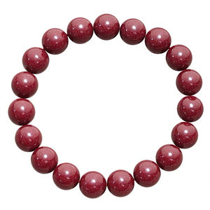 High content Yingqing Tower Cinnabar Platform Women's Natural Cinnabar Original Purple Gold Sand Bracelet Men's Singles Circle
