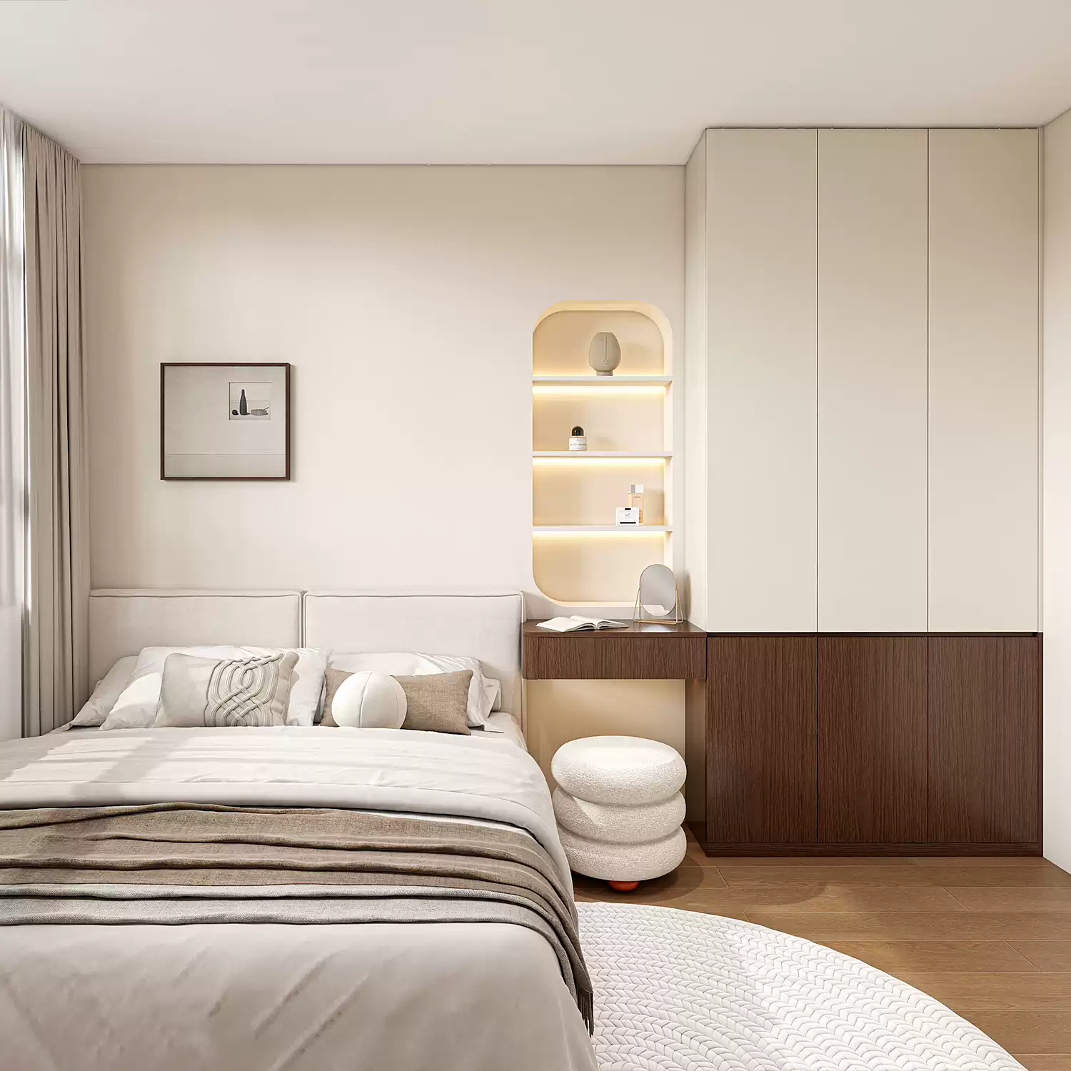 Living room storage solution