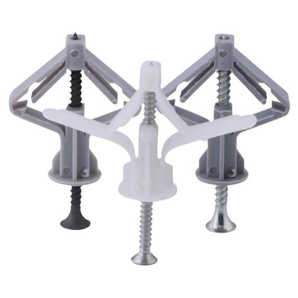 Gypsum Board Special Expansion Screw Aircraft Expansion Pipe Plastic Rubber Stopper Rubber Plug Hollow Brick Butterfly Type Self Tapping Expansion Bolt I1737423147