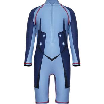 Children's conjoined swimsuit sunscreen cartoon printed swimsuit
