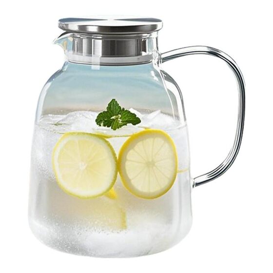 
Green apple cold kettle household cold kettle glass high temperature resistant large capacity boiling water cup set food grade high borosilicate