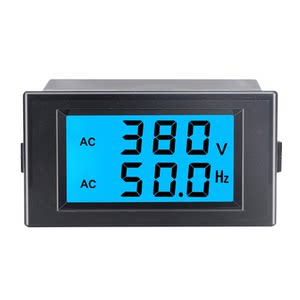 
Generator digital display voltmeter frequency form phase 110v220v three-phase 380v50hz tester D69-2080