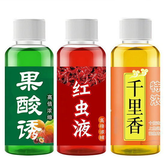 
Fish bait additives for fishing, concentrated fruit acid solution to increase the flavor of the bait, high temperature to promote fish opening, small medicine Qianlexiang