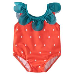 
Banxidi girls swimsuits for summer new baby girl cute one-piece swimsuits high-value seaside suspender swimsuit