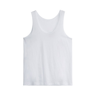 
Three-gun cotton vest high-count cotton men's short-sleeved vest pure cotton loose breathable base sweat vest two pieces 30579