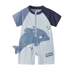 
Boys one-piece swimsuit summer baby cute swimsuit children summer clothing new fashionable cartoon swimsuit boys and children