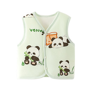 
Baby vest spring and autumn winter pure cotton cotton for men and women baby vest thin cotton outside wearing children's warm vest top