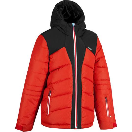 デカトロン WEDZE 赤 スキーウェア フード付き サイズS デカトロン