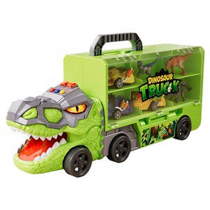 
Children's Dinosaur Toy Boy Multifunctional Storage Car Animal Model Jurassic Simulation Tyrannosaurus Rex Birthday Gift