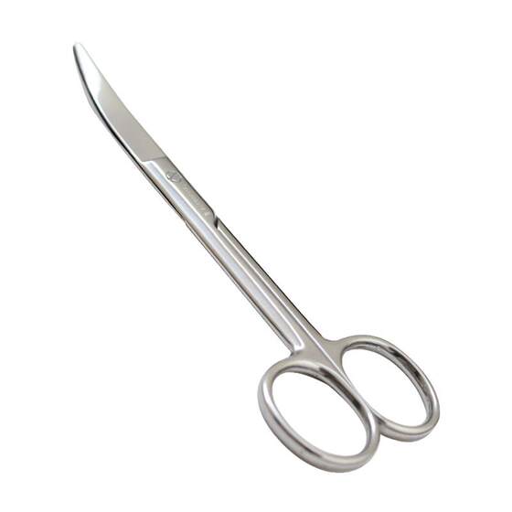 Stelli stoma special curved scissors medical elbow scissors stainless steel tweezers stoma care supplies accessories