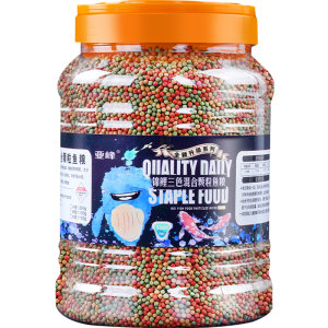 
Fish food goldfish koi fish feed small particle fish food ornamental fish household small goldfish special fish feed universal carp