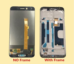 フレーム付きのOPPO F3/F3 PLUSタッチLCD内部および外部ディスプレイ画面アセンブリに適しています。