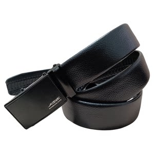 
Men's formal wear automatic buckle belt stainless steel belt buckle high-end business pure steel snap buckle thickened leather belt head
