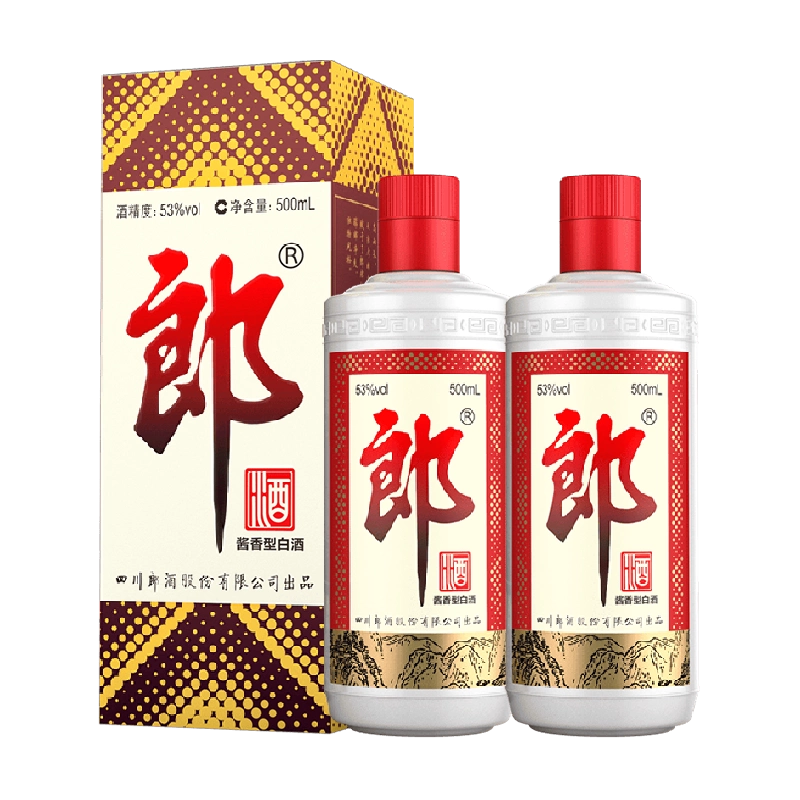 郎酒郎牌郎酒普郎酱香型白酒53度500ml*