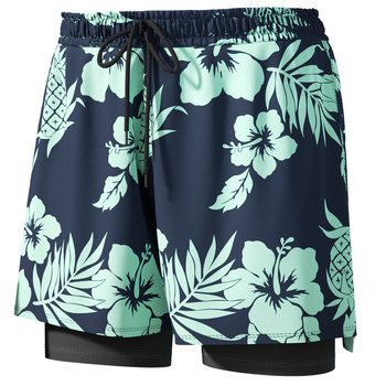 Yimeishan flat corner swimming trunk men
