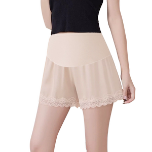 Pregnant women's safety pants leggings pants shorts and shorts of women in spring and summer thin anti -gum outside wearing maternity dress summer
