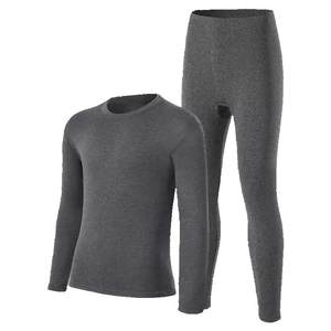 
Langsha autumn clothes and autumn pants suit men's modal cotton sweater thin teen thread clothes and thread pants women's thermal underwear
