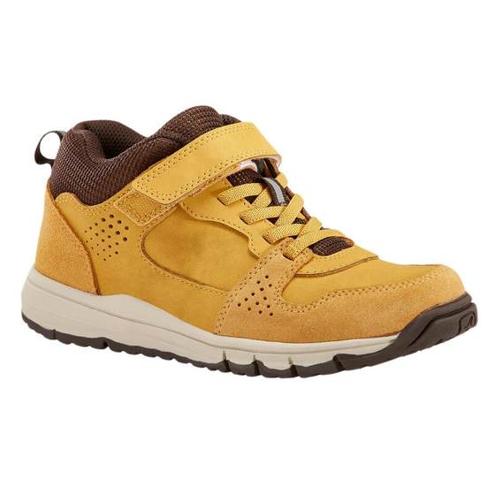 Decathlon flagship children's sports shoes spring and autumn leather cotton cotton shoes male and female big children casual running shoes kids
