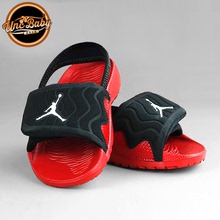 Северная Каролина Air Jordan Hydro 4 летние детские обувь Sandals Slipper 705177-009