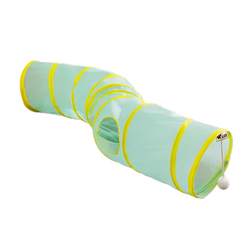 Pet space cat tunnel self-pleasure and boredom relief artifact