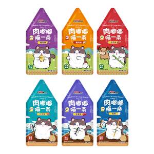 
Doggyman Doggyman cat wet food cat food cat fish can bag cat snack meat 55g*6