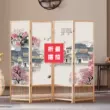 Trung Quốc bằng gỗ nguyên khối có thể gập lại màn hình chính di động vách ngăn phòng khách phòng ngủ nghiên cứu khách sạn khách sạn văn phòng hiện đại vách gỗ đẹp Màn hình / Cửa sổ