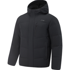 
Li Ning Men's Down Jacket 2025 Winter New Warm and Versatile Water-Repellent Duck Down Short Down Jacket AYMV153