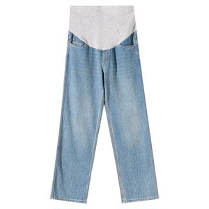 
Pregnant women's wide-leg jeans spring and summer thin outer wear spring clothes 2026 new pregnancy leggings that do not tighten the belly