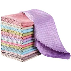 Washing dishes, fish scale, housework cleaning kitchen supplies Wipe glass towels, absorb water, do not drop hair rag Baijie cloth