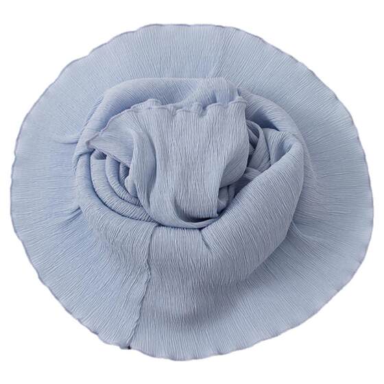 2025 Spring and Autumn New versatile chiffon base shirt with black ears and sun protection super fairy inner slim and fashionable top for women
