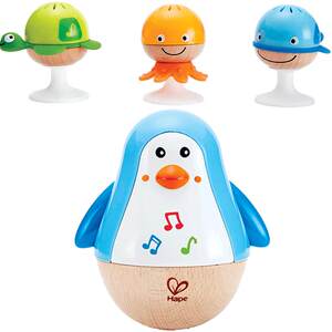 
Hape suction cup marine animal sand bell set 3-piece set penguin baby infant children educational toys boys and girls
