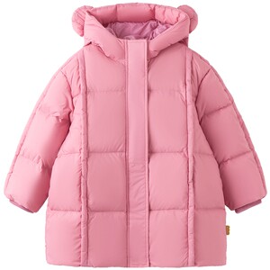 
[Big Ears] Papa Climbing Winter Children's Down Jacket Warm and Waterproof Mid-Length Thickened Jacket for Boys and Girls