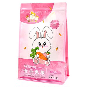 Guanzhiya Five Grain Teething Rabbit Food is specially created for pet rabbits as daily feeding staple food for young and adult rabbits.