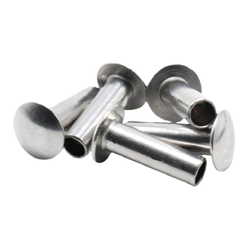 GB873 Aluminum Rivets - Large Flat Head Semi-Hollow Rivets in Various ...