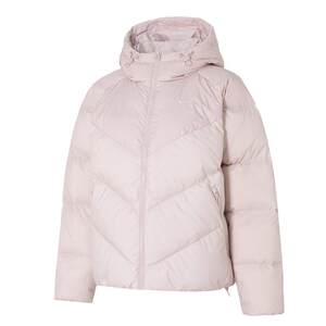 
Nike suit pink down jacket women's spring new windproof warm down jacket plus fleece trousers casual pants