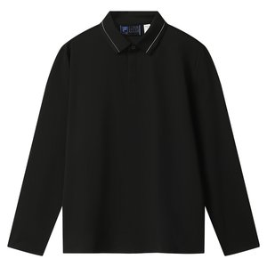 
The same style as Wang Yang FILA official men's knitted long-sleeved POLO shirt 2025 autumn new commuter top
