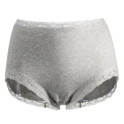 Large size 200 pounds pure cotton high waist fat mm underwear for women