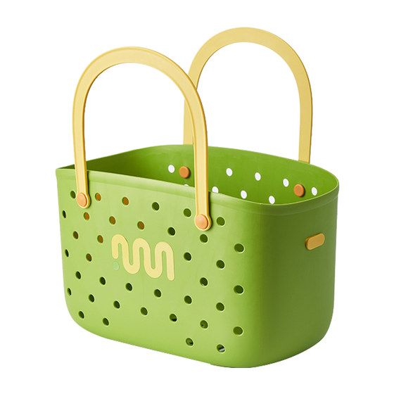 Student dormitory baggage washbasin three-piece set hand-held bath bucket mouthwash cup bath basket on campus school toilet set