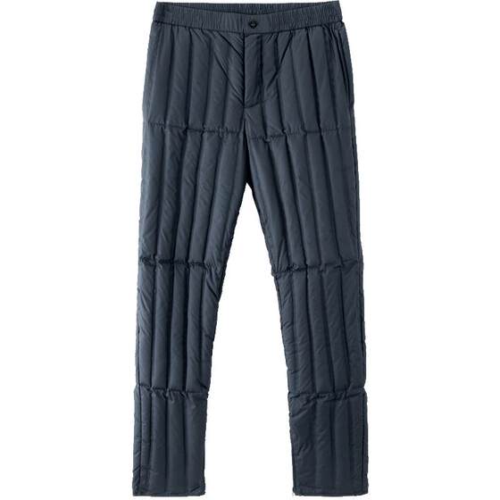 
Snow flying down pants male middle-aged and elderly father wears cotton pants thickened cold-proof down liner warm pants