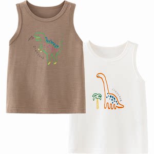 
[2-pack] Mini Balabala vest for boys and girls, skin-friendly, cool and breathable Modal baby top 2026